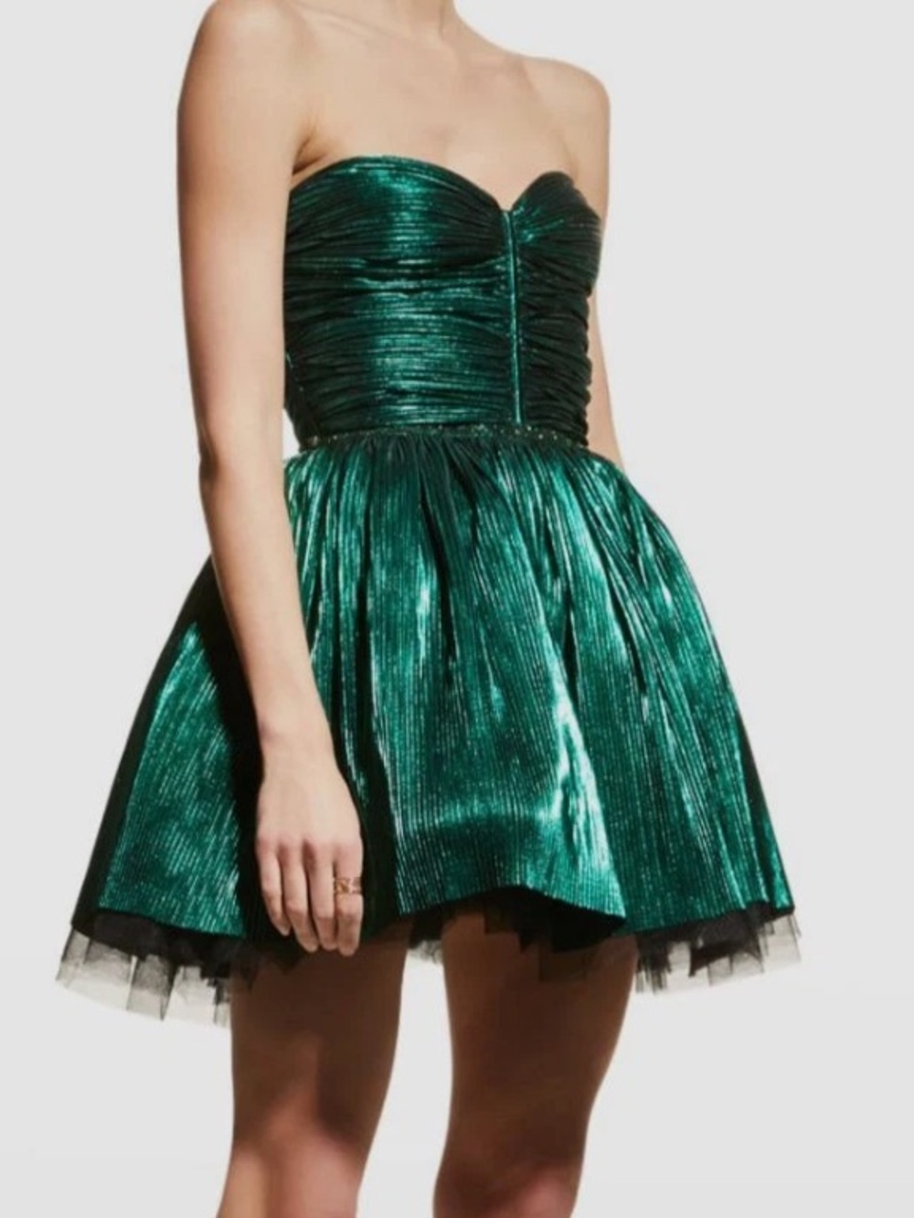 Bronx & Banco Florence Ruched Bustier Mini Dress Size M